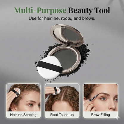 🔥 Hit sprzedaży 💇 Cudowny sposób na włosy: puder maskujący siwiznę – do szybkiej korekty koloru i ukrywania siwych włosów – puder dodający objętości cienkim włosom