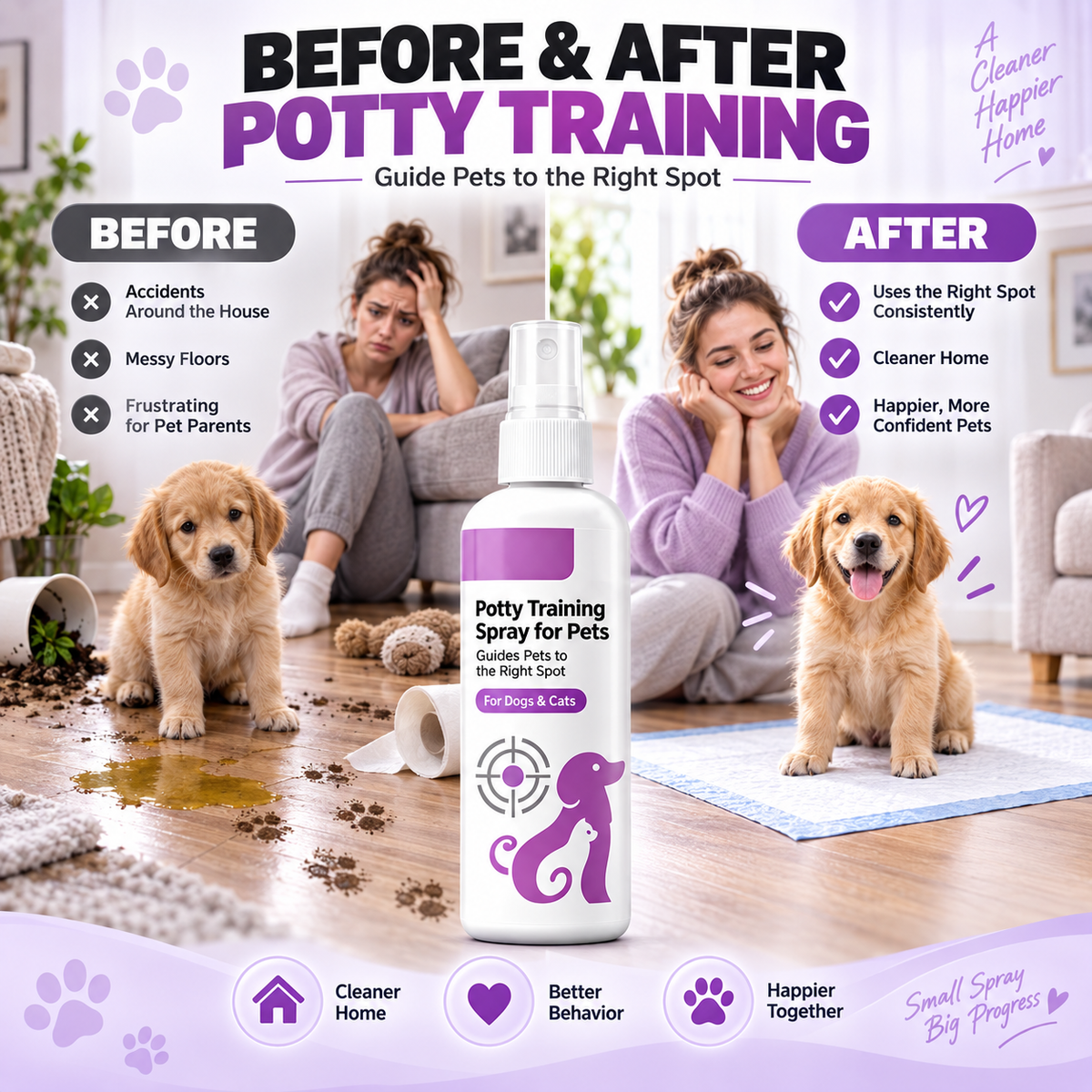🥳 Hit oferty! 🥳 💞 Ponad 10 000 sprzedanych! Spray do nauki korzystania z kuwety! Pomaga zwierzakom – bezpieczny i łatwy w użyciu. Dla czystego domu – zamów swój już teraz! ✅🐾