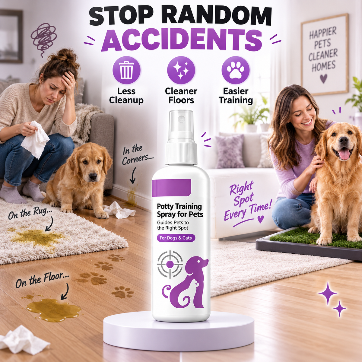 🥳 Hit oferty! 🥳 💞 Ponad 10 000 sprzedanych! Spray do nauki korzystania z kuwety! Pomaga zwierzakom – bezpieczny i łatwy w użyciu. Dla czystego domu – zamów swój już teraz! ✅🐾