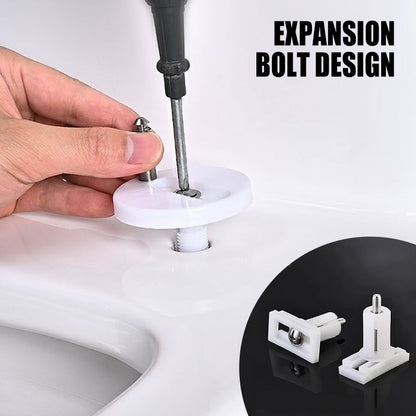 🎉🚽 50% ZNIŻKI! Koniec z chwiejącymi się deskami sedesowymi! Zestaw śrub mocujących ze stali nierdzewnej 304 – pasuje do każdej toalety, bez narzędzi! 🔧✨