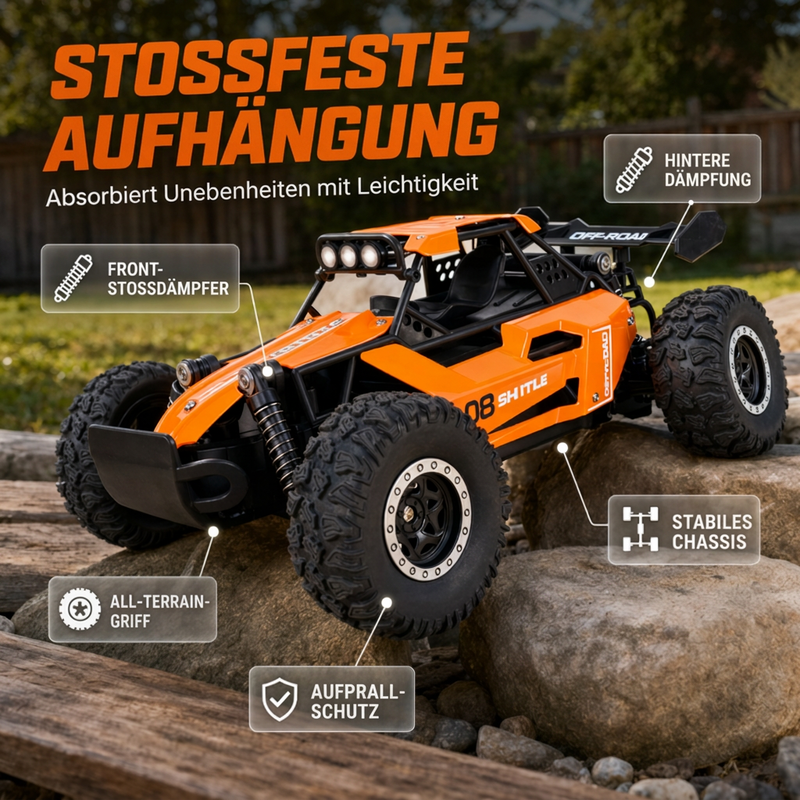 🚀 Oferta ograniczona czasowo: 50% taniej! 🏁 Szybki terenowy pojazd RC