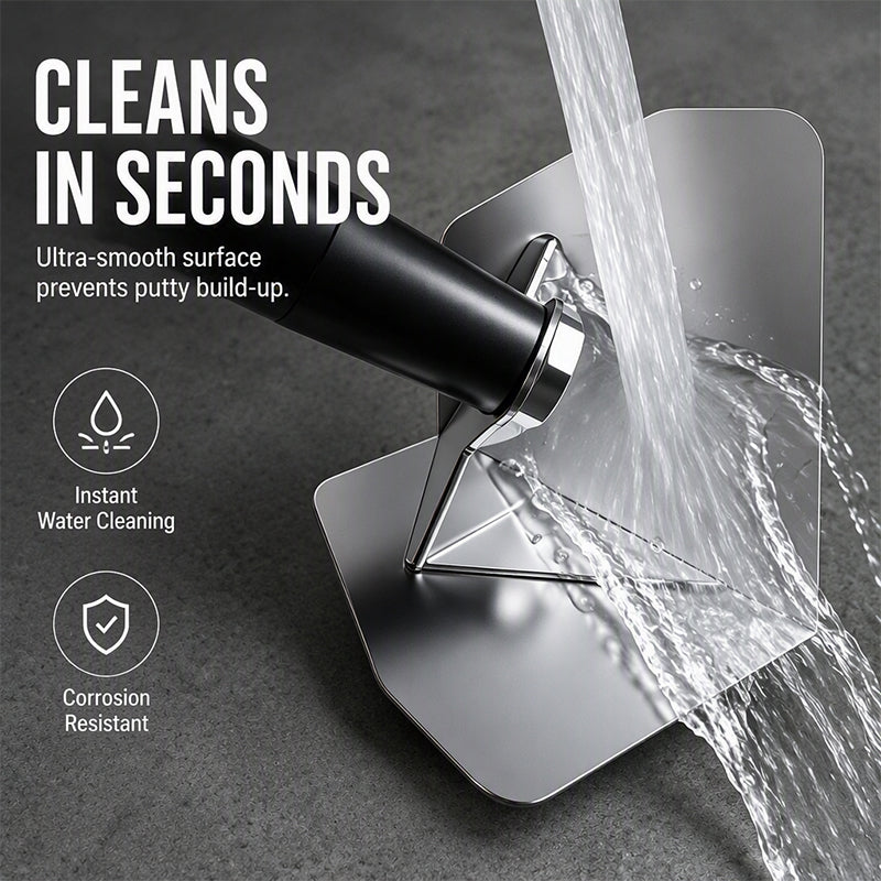 🧱 LIMITED-TIME 50% OFF! 🛠️ Stainless Steel Corner Trowel – Precise Corner Finishing, Anti-Rust, Ergonomic Handle ✨