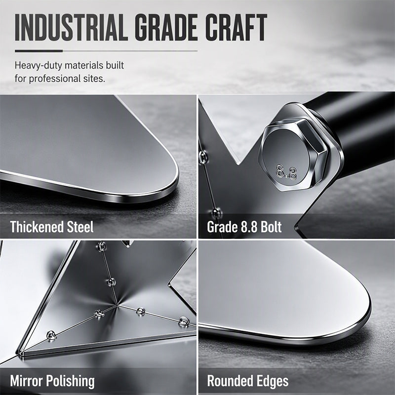 🧱 LIMITED-TIME 50% OFF! 🛠️ Stainless Steel Corner Trowel – Precise Corner Finishing, Anti-Rust, Ergonomic Handle ✨