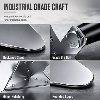 🧱 LIMITED-TIME 50% OFF! 🛠️ Stainless Steel Corner Trowel – Precise Corner Finishing, Anti-Rust, Ergonomic Handle ✨