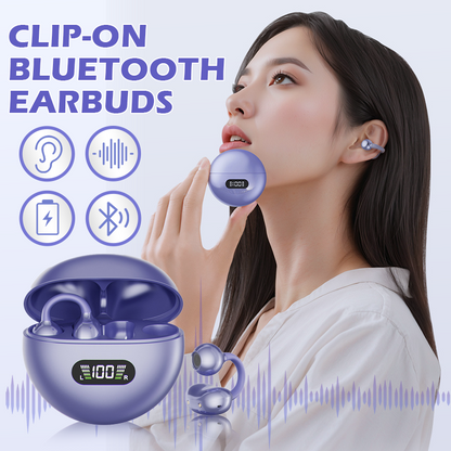 🎧 👂 Słuchawki Bluetooth typu „open-ear” (zaczepiane na ucho) – całodzienny komfort, wciągający dźwięk, minimalizacja wycieku dźwięku, 8–10 godzin pracy na baterii, sterowanie dotykowe. Bez bólu uszu! 🔋