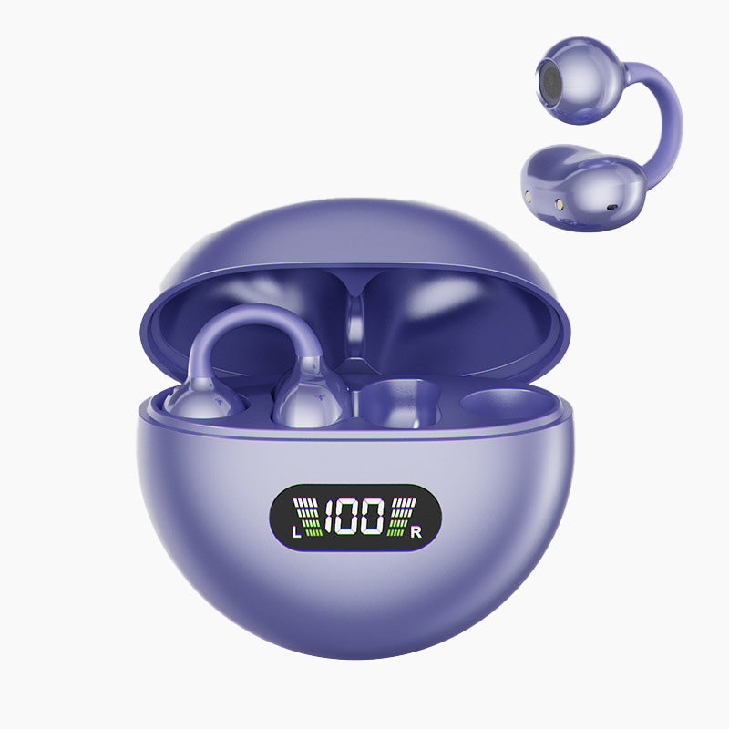 🎧 👂 Słuchawki Bluetooth typu „open-ear” (zaczepiane na ucho) – całodzienny komfort, wciągający dźwięk, minimalizacja wycieku dźwięku, 8–10 godzin pracy na baterii, sterowanie dotykowe. Bez bólu uszu! 🔋