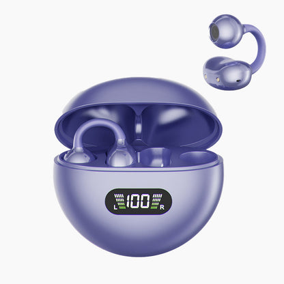 🎧 👂 Słuchawki Bluetooth typu „open-ear” (zaczepiane na ucho) – całodzienny komfort, wciągający dźwięk, minimalizacja wycieku dźwięku, 8–10 godzin pracy na baterii, sterowanie dotykowe. Bez bólu uszu! 🔋