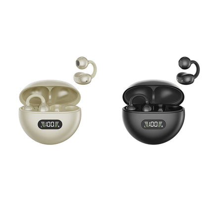 🎧 👂 Słuchawki Bluetooth typu „open-ear” (zaczepiane na ucho) – całodzienny komfort, wciągający dźwięk, minimalizacja wycieku dźwięku, 8–10 godzin pracy na baterii, sterowanie dotykowe. Bez bólu uszu! 🔋