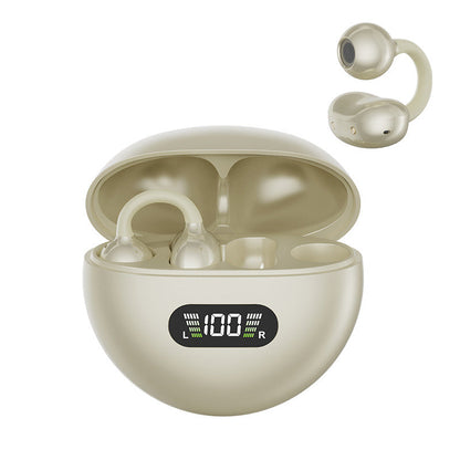🎧 👂 Słuchawki Bluetooth typu „open-ear” (zaczepiane na ucho) – całodzienny komfort, wciągający dźwięk, minimalizacja wycieku dźwięku, 8–10 godzin pracy na baterii, sterowanie dotykowe. Bez bólu uszu! 🔋