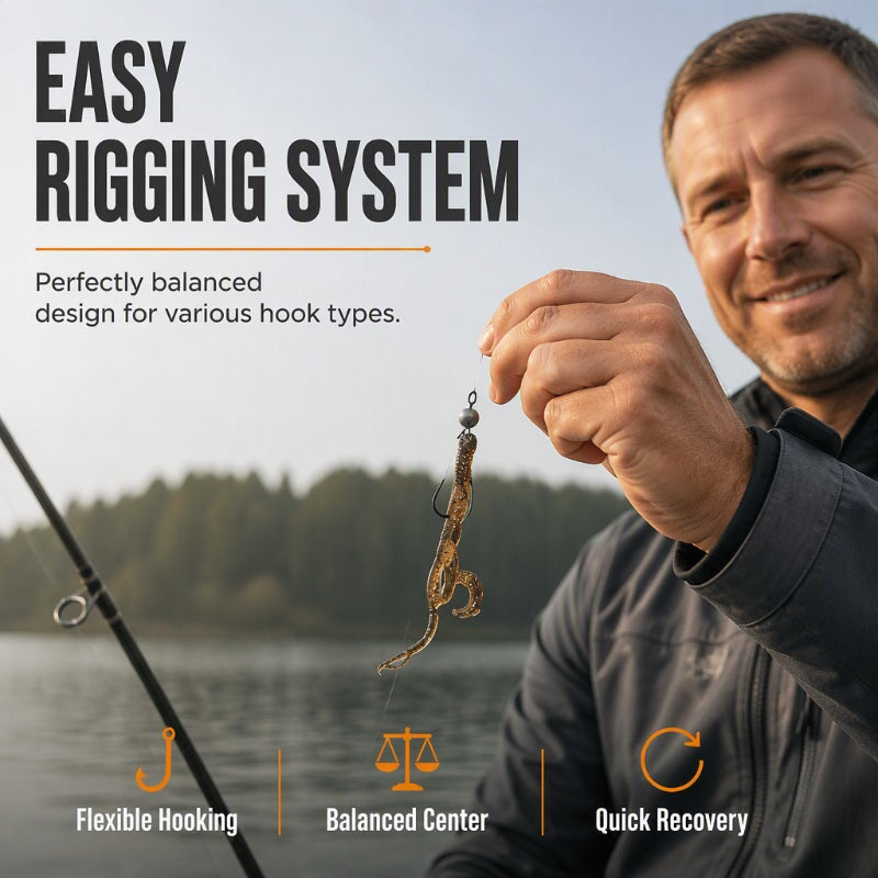 🎣 OFERTA OGRANICZONA CZASOWO: -50% 🦐 Realistyczne pływające przynęty imitujące krewetki — zestaw 8 sztuk, naturalna praca w wodzie