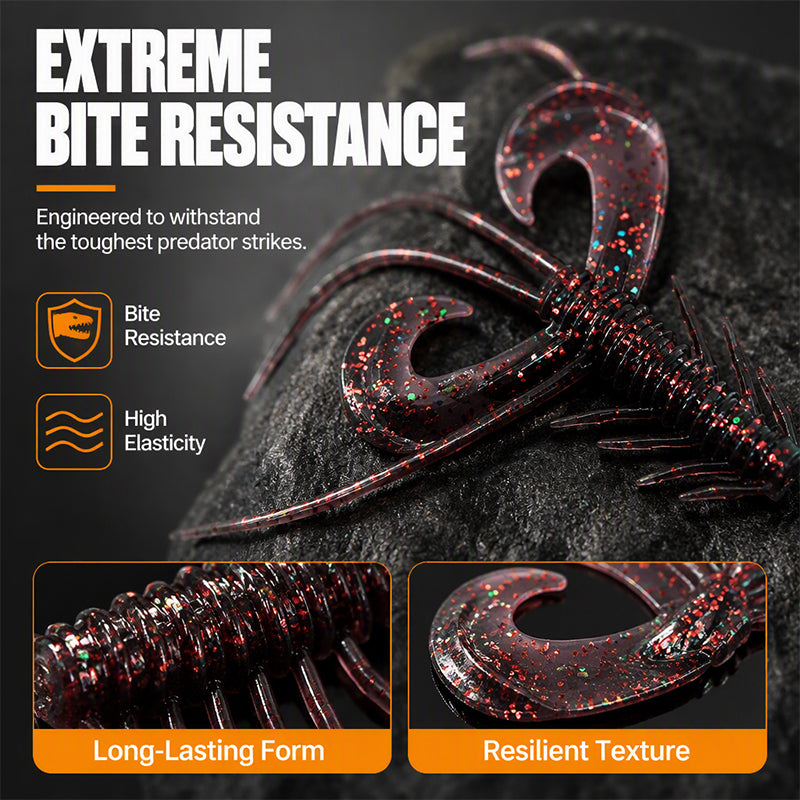 🎣 OFERTA OGRANICZONA CZASOWO: -50% 🦐 Realistyczne pływające przynęty imitujące krewetki — zestaw 8 sztuk, naturalna praca w wodzie