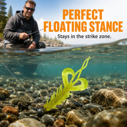 🎣 OFERTA OGRANICZONA CZASOWO: -50% 🦐 Realistyczne pływające przynęty imitujące krewetki — zestaw 8 sztuk, naturalna praca w wodzie