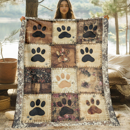 🐾 50% ZNIŻKI – TYLKO PRZEZ OGRANICZONY CZAS! ✨ Uroczy koc flanelowy z łapkami – przytulny, ciepły, piękna dekoracja domu 🛋️💗