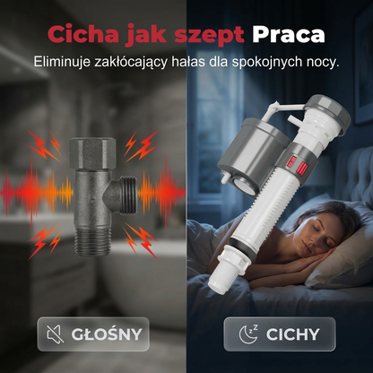 Uniwersalny regulowany zawór wlotowy do toalety