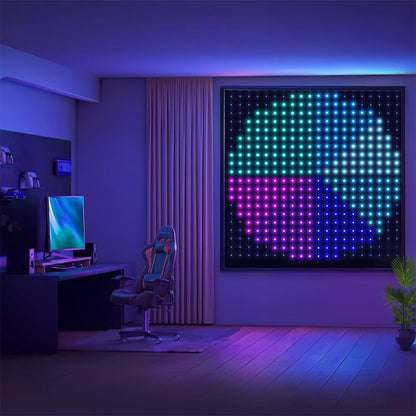 🌈 Teraz 50% taniej! 💡 Wodoodporna kurtyna świetlna LED – sterowanie aplikacją, synchronizacja z muzyką i własne wzory świetlne 🎵
