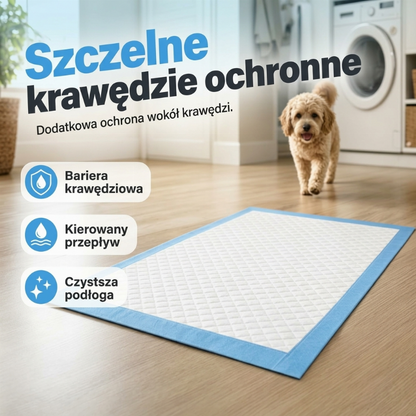 Jednorazowe, chłonne i szczelne podkładki higieniczne dla zwierząt domowych