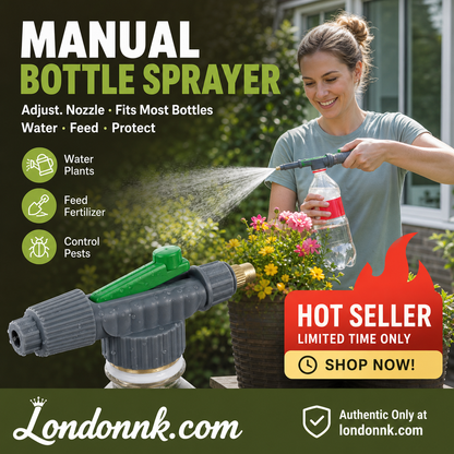 🌱 Spryskiwacz do butelek z regulowaną dyszą – 50% ZNIŻKI! KUP 1 → 1 GRATIS! OFERTA LIMITOWANA!🔧✨ Pasuje do standardowych plastikowych butelek – idealny do podlewania, nawożenia i oprysku roślin.