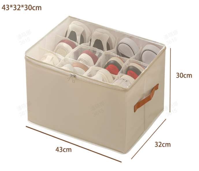 ⏰ 50% TANIEJ! 💥 Organizer na Buty z Tkaniny – Praktyczne Pudełko do Przechowywania! 👟✨
